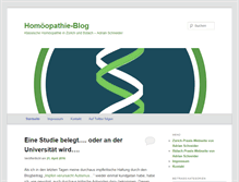 Tablet Screenshot of homoeopathie-blog.similibus.ch